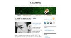 Desktop Screenshot of ilcantone.com