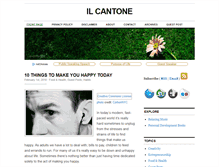 Tablet Screenshot of ilcantone.com